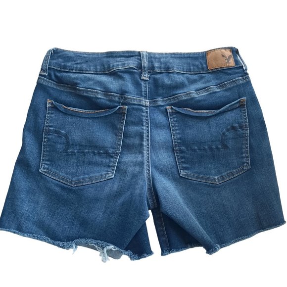 American Eagle Altered Hand Embroidered Shorts Sashiko, Boro, Patchwork,… - Picture 13 of 16